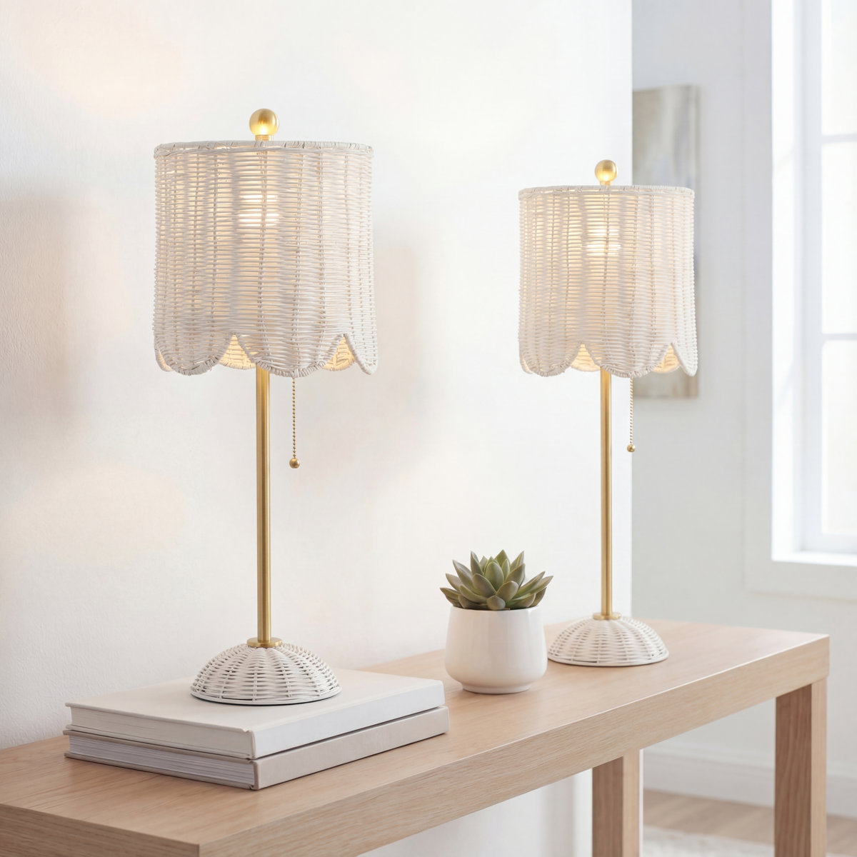 Beachcrest Home&amp;trade; Volkman Metal Buffet Lamp &amp;amp; Reviews | Wayfair
