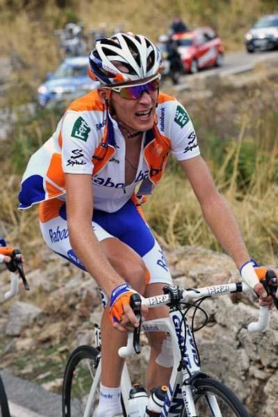 Rober Gesink (Rabobank) lost some time on the stage.