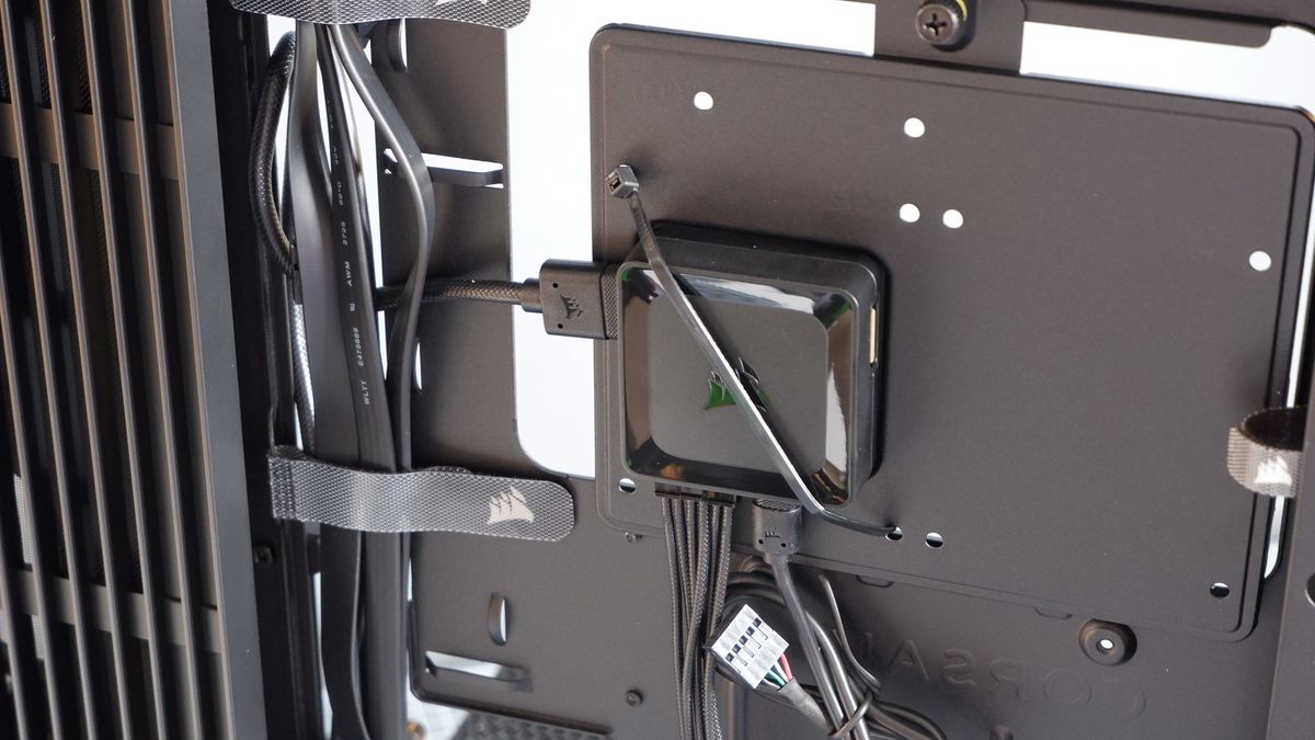 Corsair Frame 4500X ATX PC case throughout a PC build for testing.