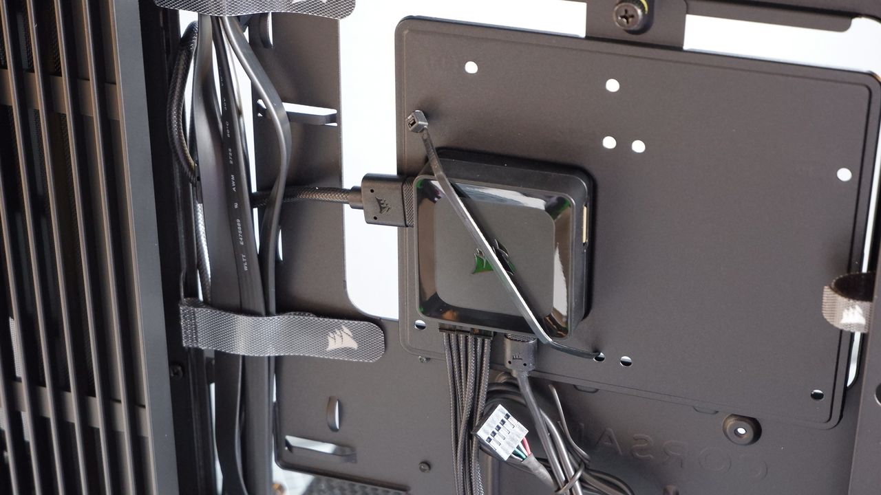 Corsair Frame 4500X ATX PC case throughout a PC build for testing.