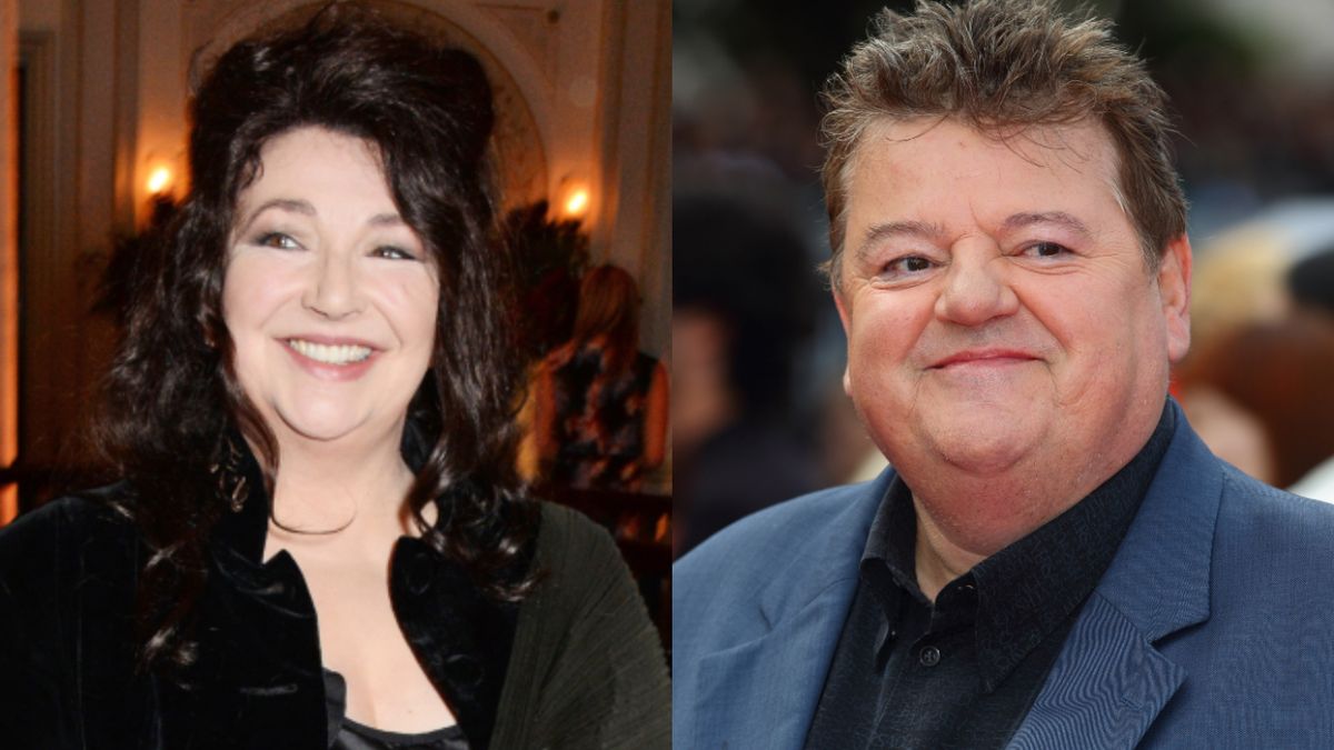 Kate Bush and Robbie Coltrane