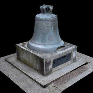 Best 3D scanning software; a bell scanned into a 3d app