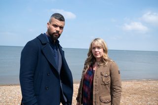 First look image of Mike and Pearl in Whitstable Pearl season 3.