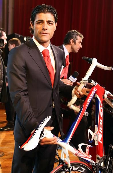 Danilo Napolitano poses with his bike.