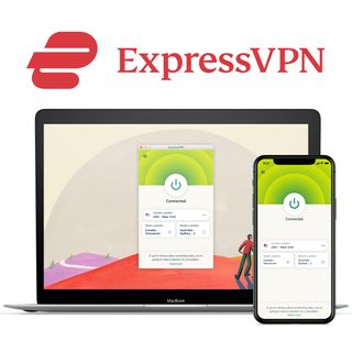ExpressVPN on a laptop and smartphone