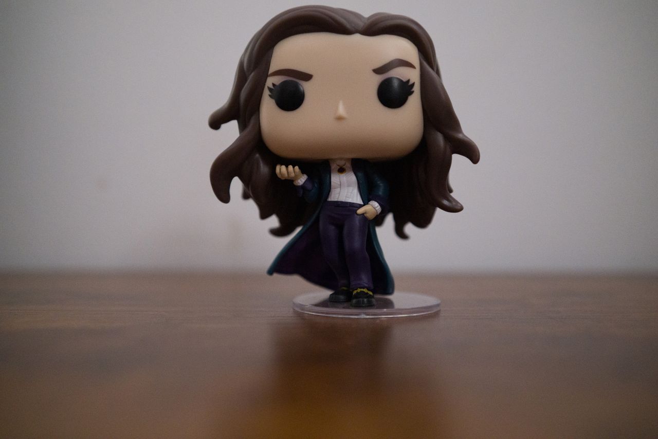 A photo of a Funko Pop taken on a Sigma BF camera