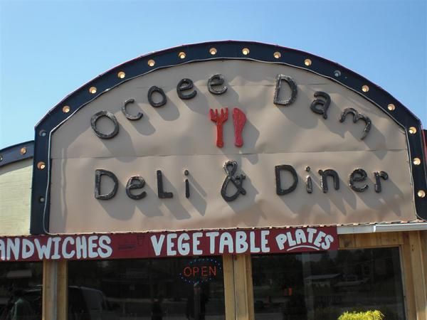 The Ocoee Dam Deli and Diner was a local spot to grab some grub.