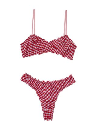 Miss Crofton's Clémence Red Gingham Set