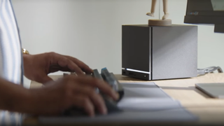 Person using Steam Machine PC