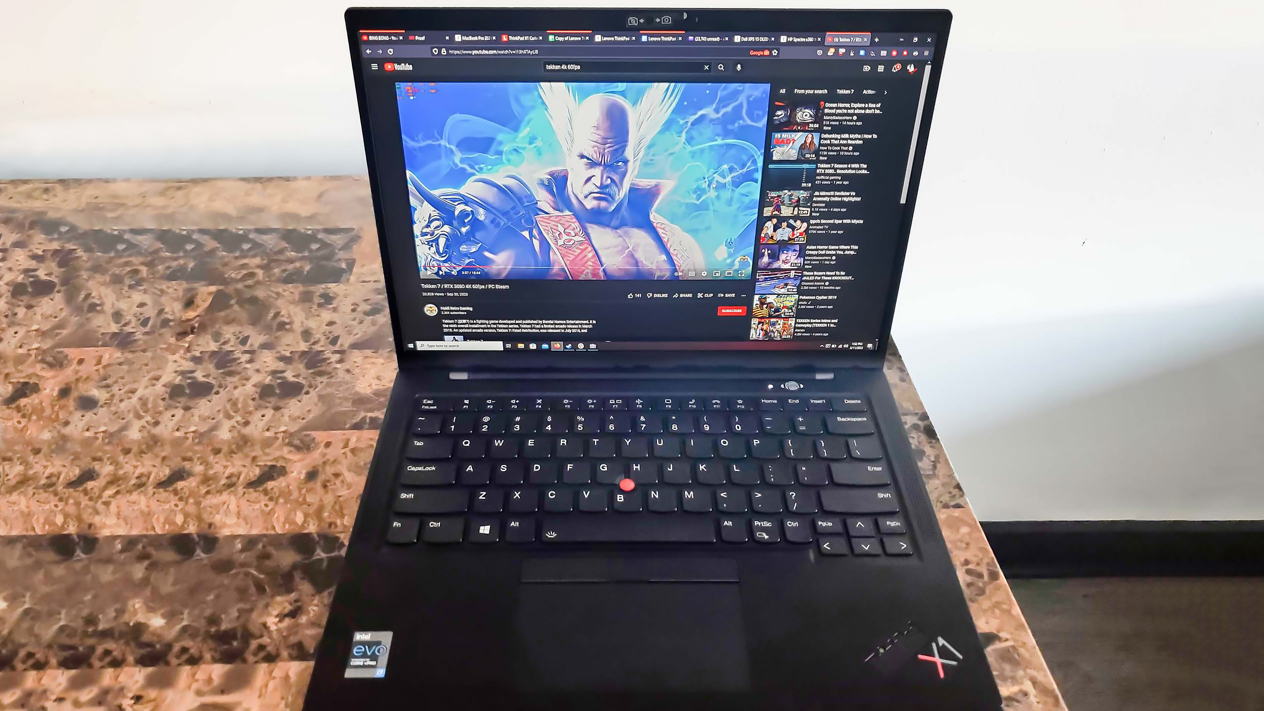 Lenovo ThinkPad X1 Carbon Gen 9 streaming