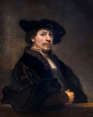 Rembrandt, Self Portrait at the Age of 34 oil on canvas, c.1640.