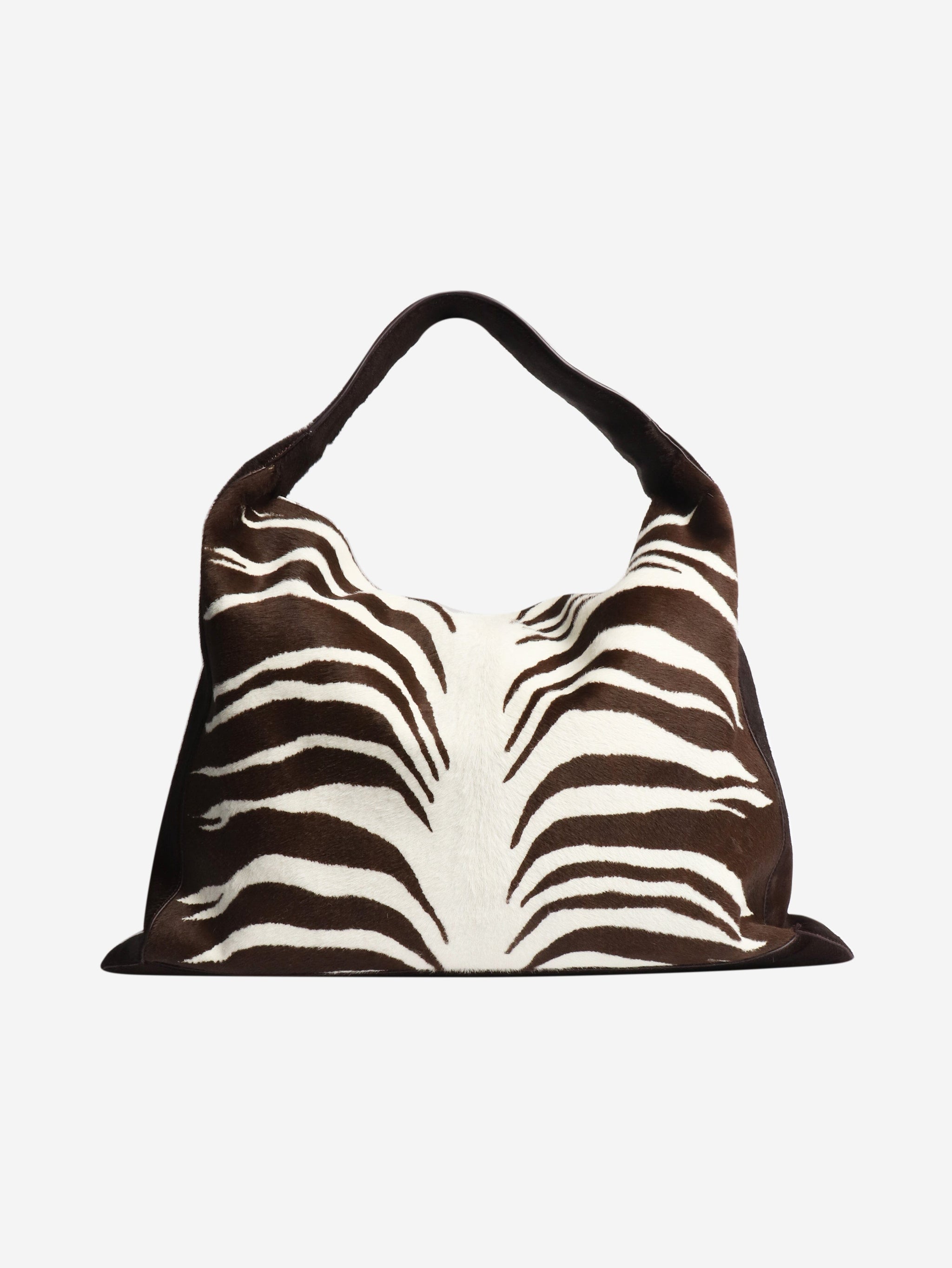 bottega veneta Brown large Hop pony-hair bag