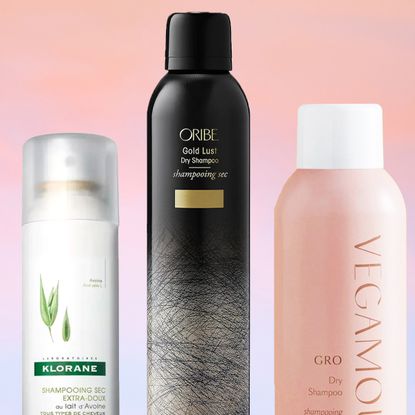 selection of the best dry shampoos including oribe and vegamour dry shampoo