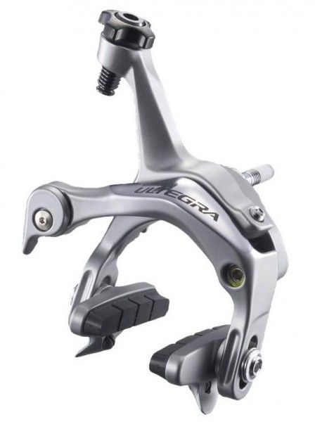 The Dual-Pivot caliper brakes feature the new compound brake shoes found on the new Dura-Ace 7900 series.