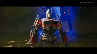Optimus Prime features in new Fortnite screenshot in strange temple