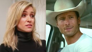 Kristin Cavallari on Very Cavallari and Glen Powell in Twisters.