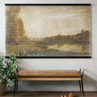 Oversized Vintage Landscape Tapestry