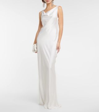 Maria Satin Gown