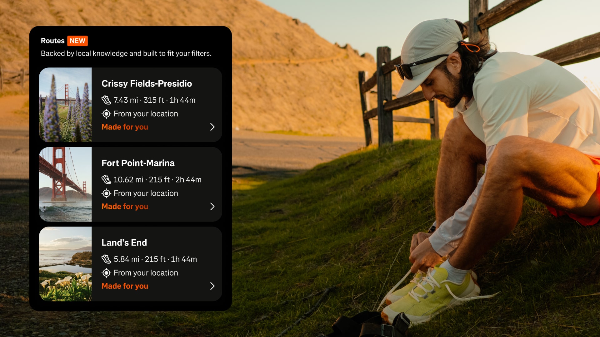 The Strava app, showing AI-powered updates.