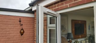 UPVC doors can be adjusted to tighten the seal