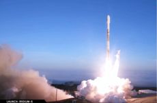 A SpaceX Falcon 9 rocket launched 10 Iridium Next satellites from Space Launch Complex-4E at Vandenberg Air Force Base on Friday, March 30.