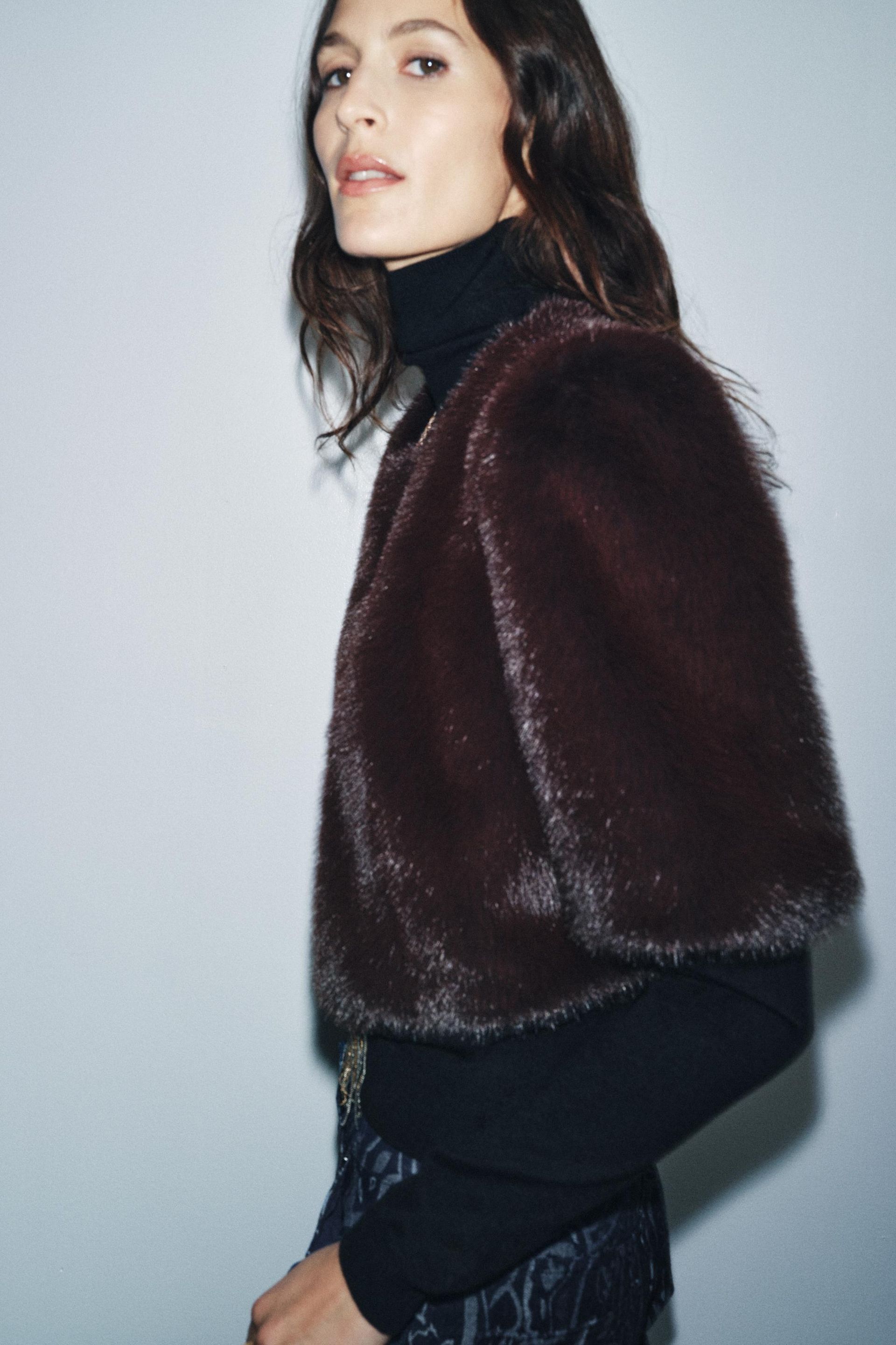 Zw Collection Limited Edition Faux Fur Jacket