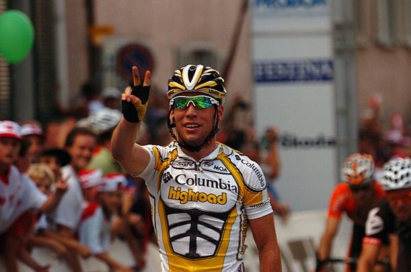 Mark Cavendish counts his wins.