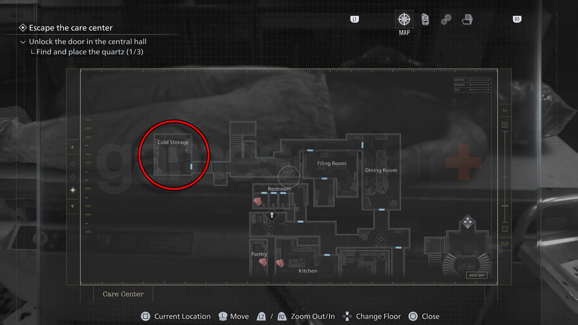 resident evil requiem body with organs removed