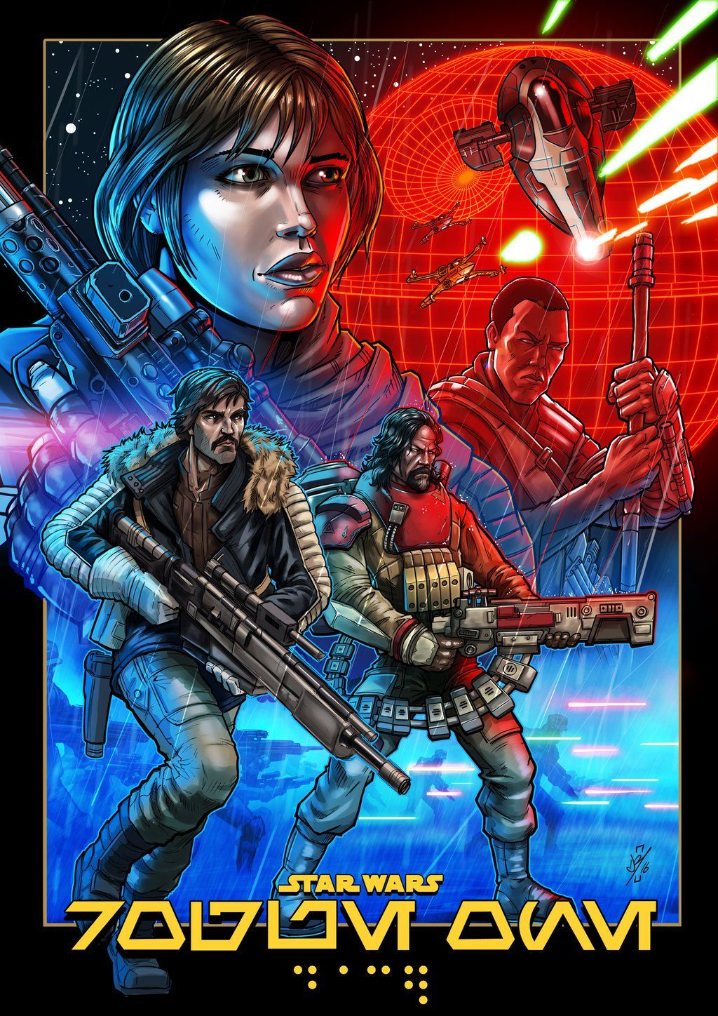 Deviant Art user DazTibbles created this eye-catching poster with vibrant colours