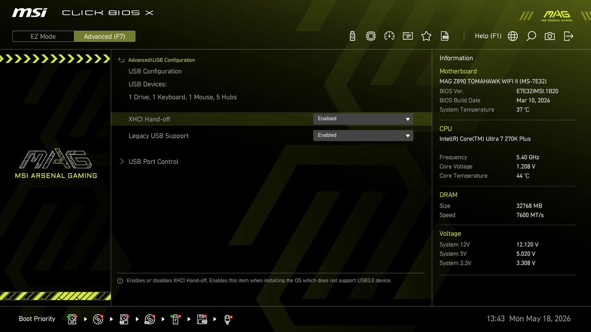 MSI MAG Z890 Tomahawk Wifi II
