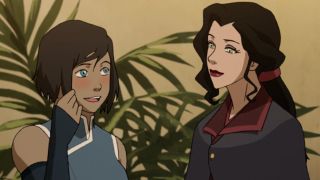 Korra and Asami in The Legend of Korra