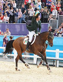 Cian O'Connor and Blue Loyd 12 winning bronze at London 2012 Olympics