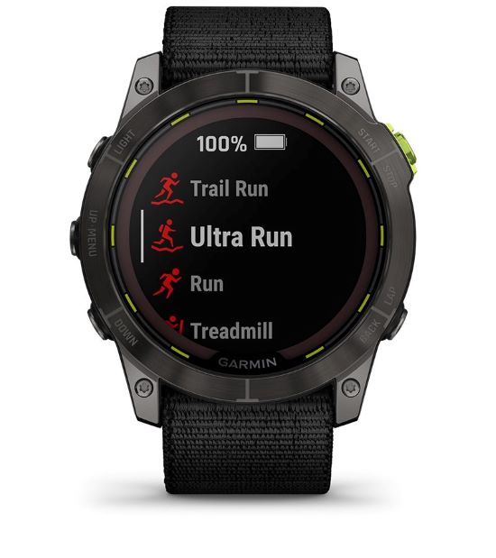 Offizieller Garmin Enduro 2 Render in Schwarz