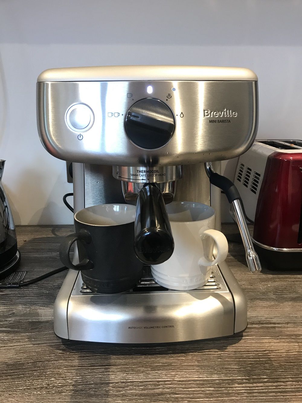 Breville Mini Barista espresso coffee machine double shot