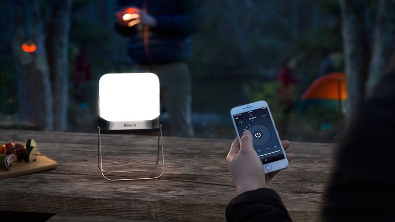 The Best Camping Lantern 2019 Rugged Led Lanterns And Portable The Best Camping Lantern A Camper Operating Biolite Base Camp Xl Via Its