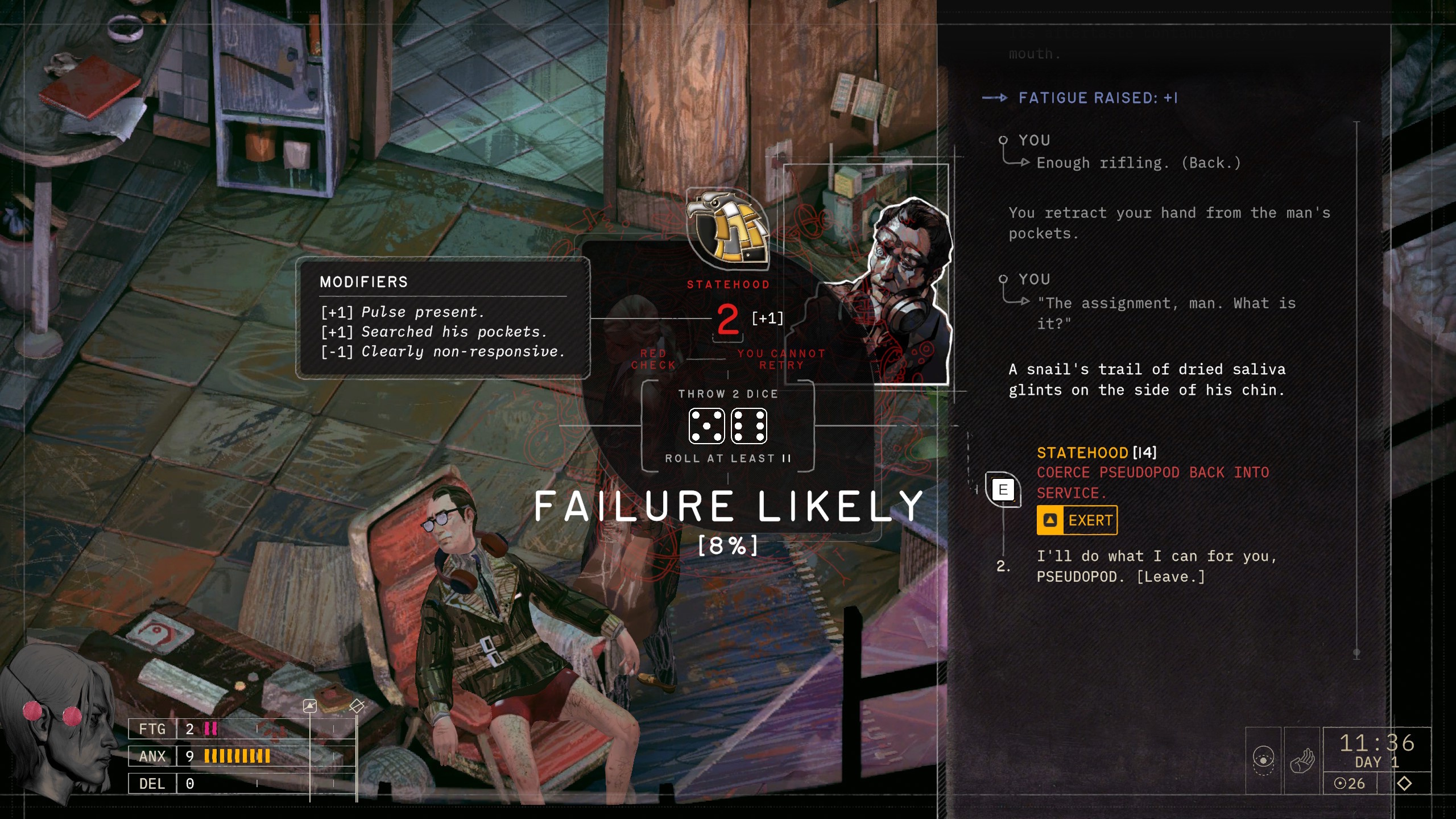 A Zero Parades: For Dead Spies screenshot taken on PC.