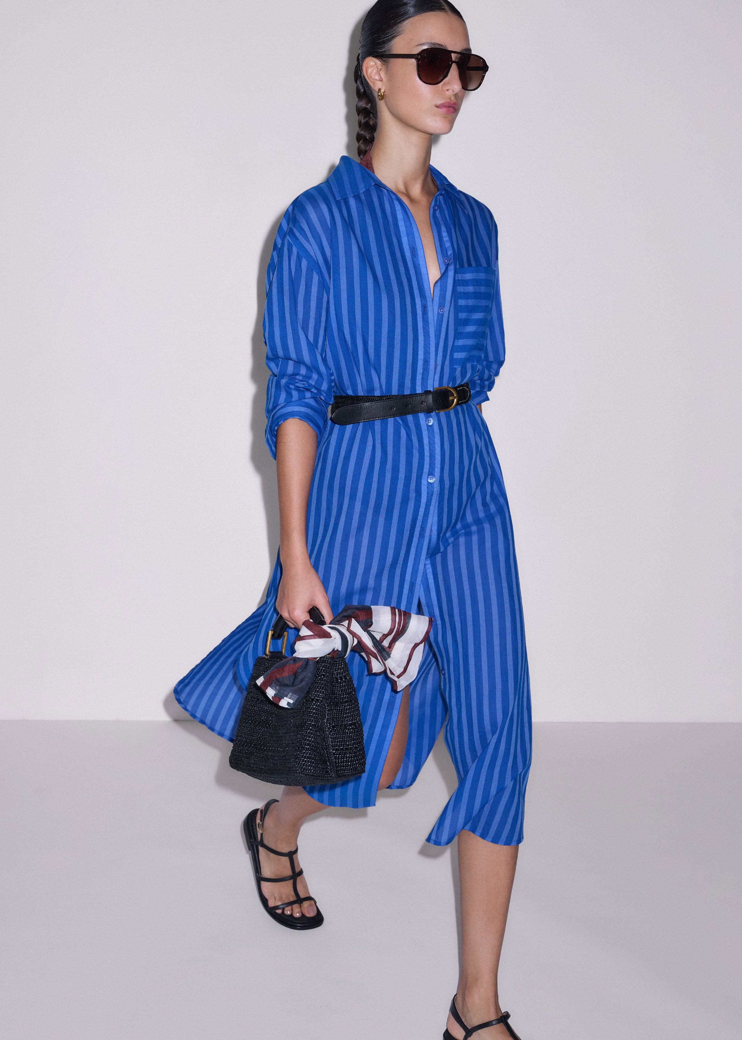Beach Midi Shirt Dress