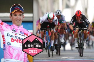 Former pro Robbie McEwen (left) noted Caleb Ewen (right) one of sprinters to watch at 2022 Giro d&#039;Italia