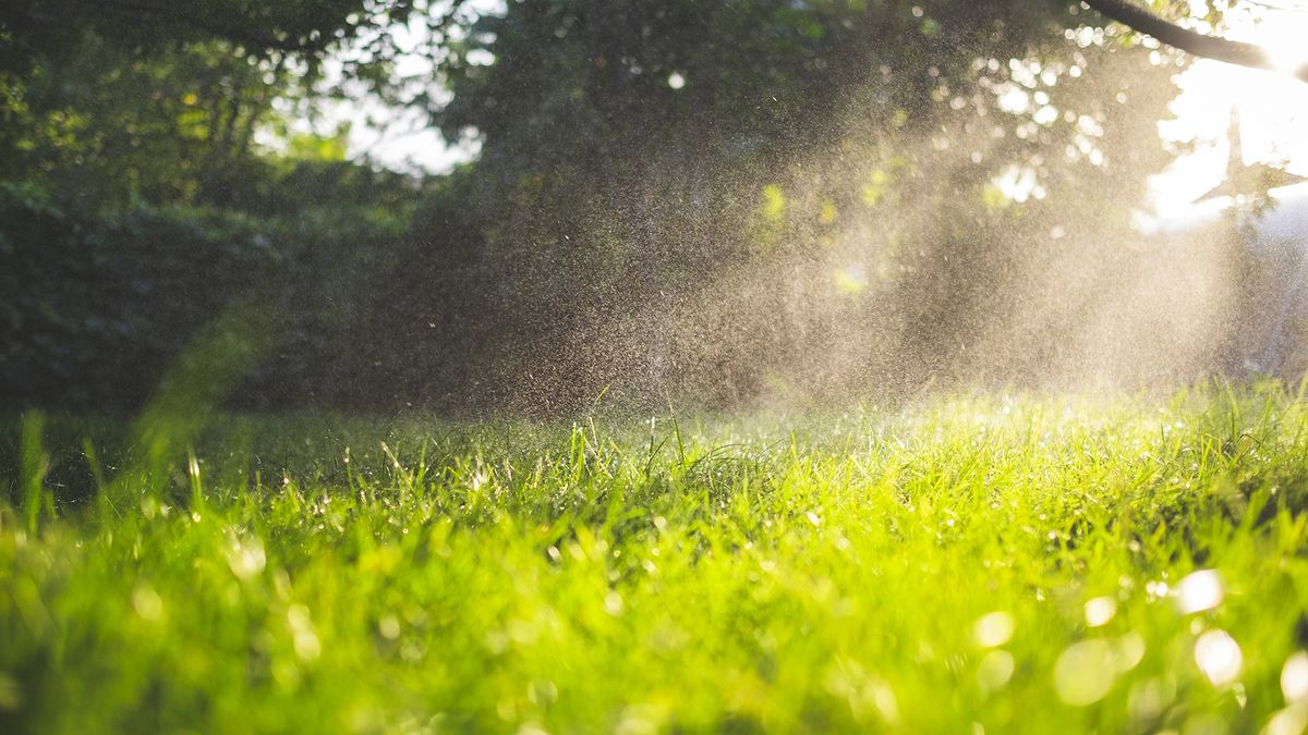 Mowing wet grass