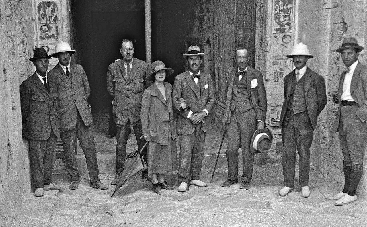 Howard Carter discovered Tutankhamun&#039;s tomb in the Valley of the Kings, near Luxor in Egypt in November 1922. Credit: Press Portrait Service