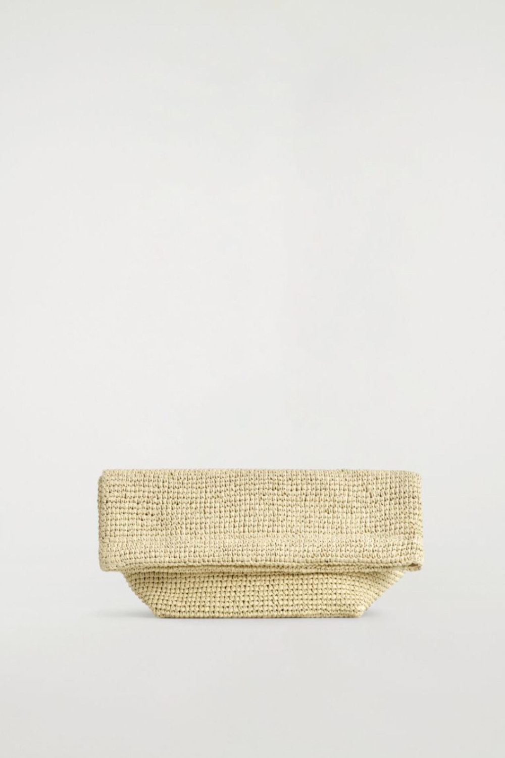 COS, Folded Clutch Bag - Straw