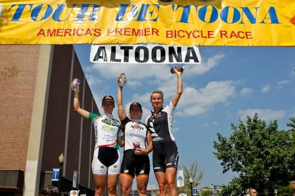 Today's women's stage winners.