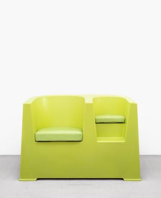 The IKEA ‘Trivas’ plastic sofa designed by Thomas Eriksson in 1995