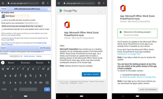 Microsoft Office Preview Android Setup