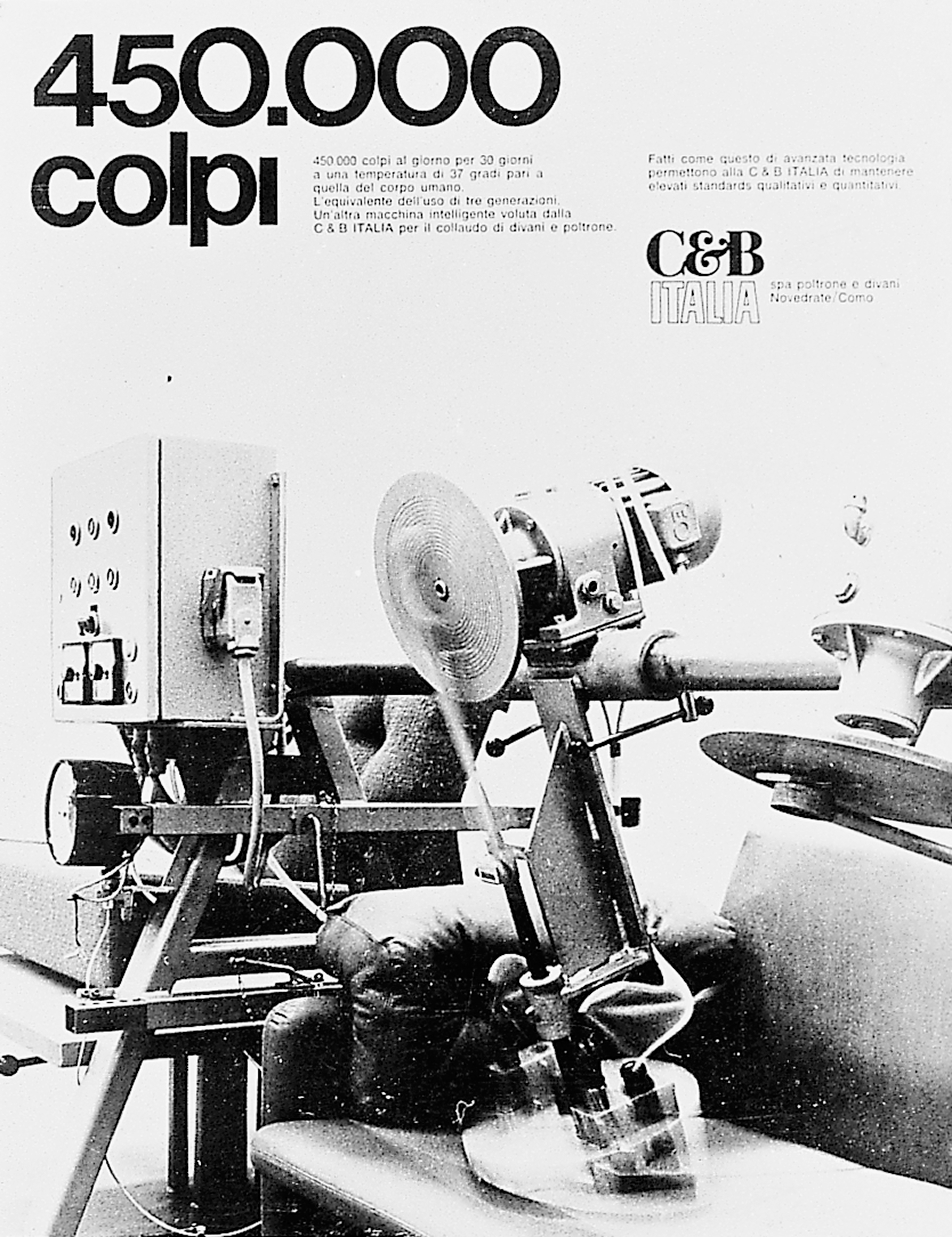 historical B&amp;amp;B Italia advertising campaign