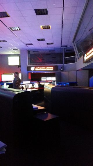 Here's another look at the Deep Space Network command center.