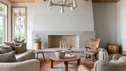 plaster walls in living room by Cortney Bishop