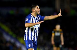 Neal Maupay scored 10 goals during his debut season at Brighton