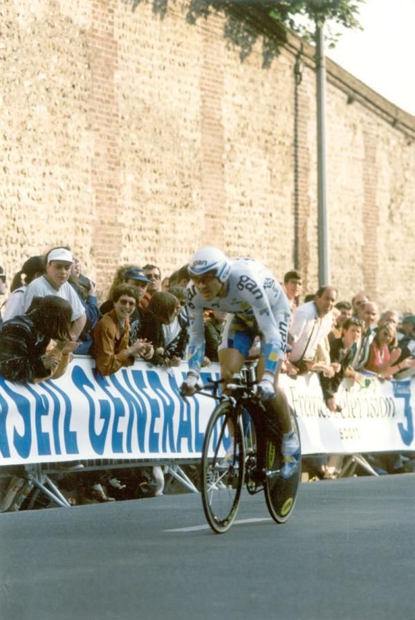 As well as his track exploits, Chris Boardman made an impact in road racing