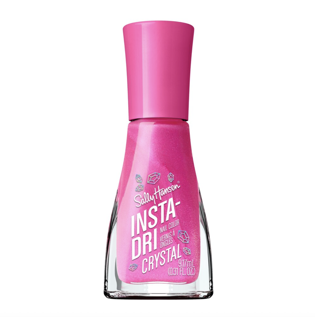 Sally Hansen Insta-Dri, Sally Hansen Nail Polish, Crystal Collection, Party Prism, Jade Jewel, Amethyst Allure, Aquamarine Aura, Cobalt Blue, Pink Charm Stone, Quartz Queen, Ruby Reflection